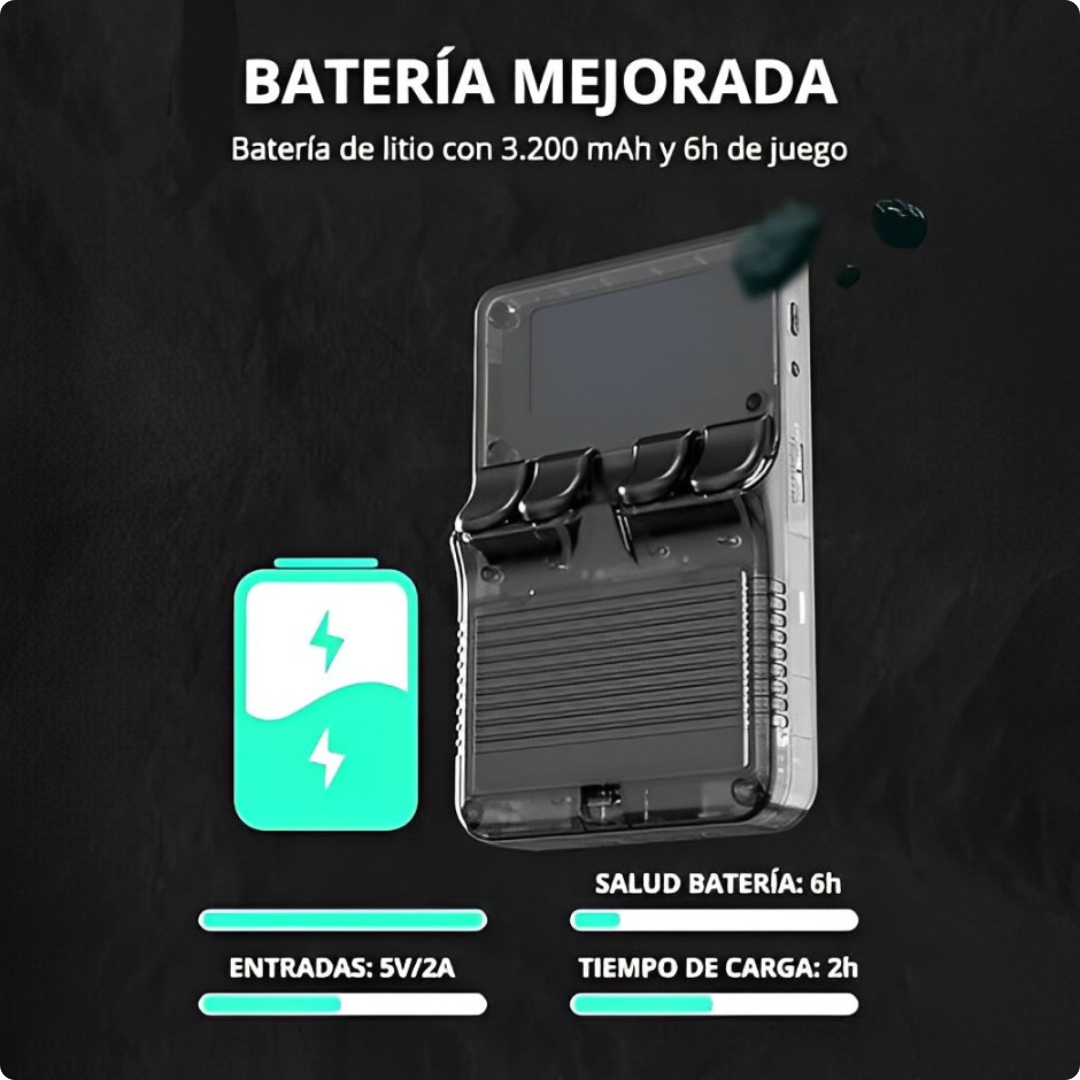 Consola de juegos retro portátil